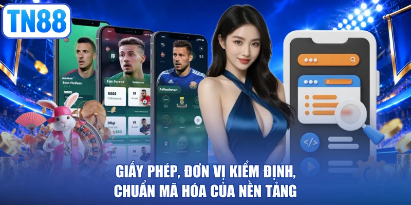 Giấy phép, đơn vị kiểm định, chuẩn mã hóa của nền tảng